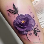 close-up of a purple carnation tattoo on a woman s LTVTNRE3 tatufoto.com 259
