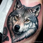 close up of a realistic animal tattoo on a man s thigh tatufoto.com 065