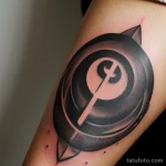 close-up of a woman’s arm tattoo, gently fading over time tatufoto.com 215