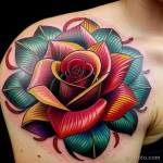 detailed close up of a neo traditional tattoo tatufoto.com 082