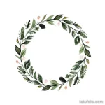 floral wreath tattoo design tatufoto.com 023
