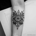 floral wreath tattoo design tatufoto.com 026