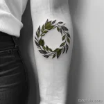 floral wreath tattoo draft tatufoto.com 036