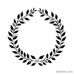 floral wreath tattoo sketch tatufoto.com 041