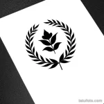 laurel wreath tattoo design tatufoto.com 132
