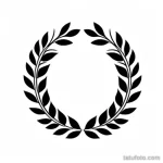 laurel wreath tattoo draft tatufoto.com 142