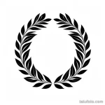 laurel wreath tattoo sketch tatufoto.com 145