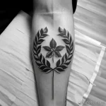 laurel wreath tattoo tatufoto.com 072