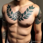 laurel wreath tattoo tatufoto.com 076