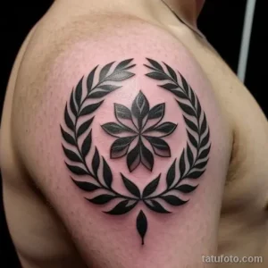 laurel wreath tattoo tatufoto.com 098