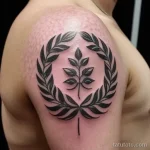 laurel wreath tattoo tatufoto.com 099