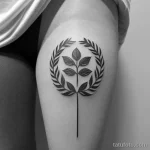 laurel wreath tattoo tatufoto.com 125