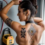sensual woman in an electrician s gear tatufoto.com 116