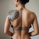 sexy woman posing with her back to the camera tatufoto.com 146