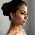 sexy woman showing her neck tatufoto.com 148
