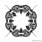 tribal wreath tattoo design tatufoto.com 320