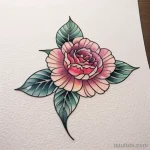 watercolor carnation tattoo design tatufoto.com 352