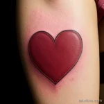 woman with a heart tattoo, symbolizing her story over time tatufoto.com 228