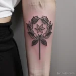 wreath with thorns tattoo design tatufoto.com 342