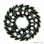 wreath with thorns tattoo design tatufoto.com 343