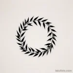 wreath with thorns tattoo design tatufoto.com 345