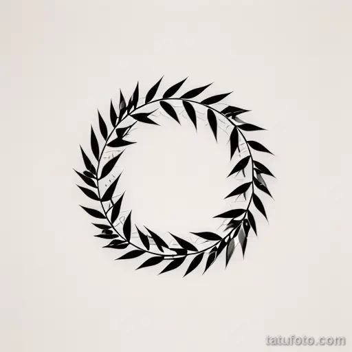 wreath with thorns tattoo design tatufoto.com 345