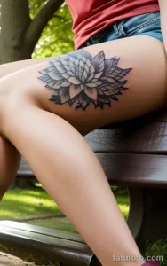 young woman sitting on a bench in the park tatufoto.com 178