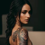 Татуировки эскортниц - highly detailed, ultra-realistic, 8K resolution, intricate tattoo design, sharp focus, photorealistic, realistic skin texture, p tatufoto.com 038
