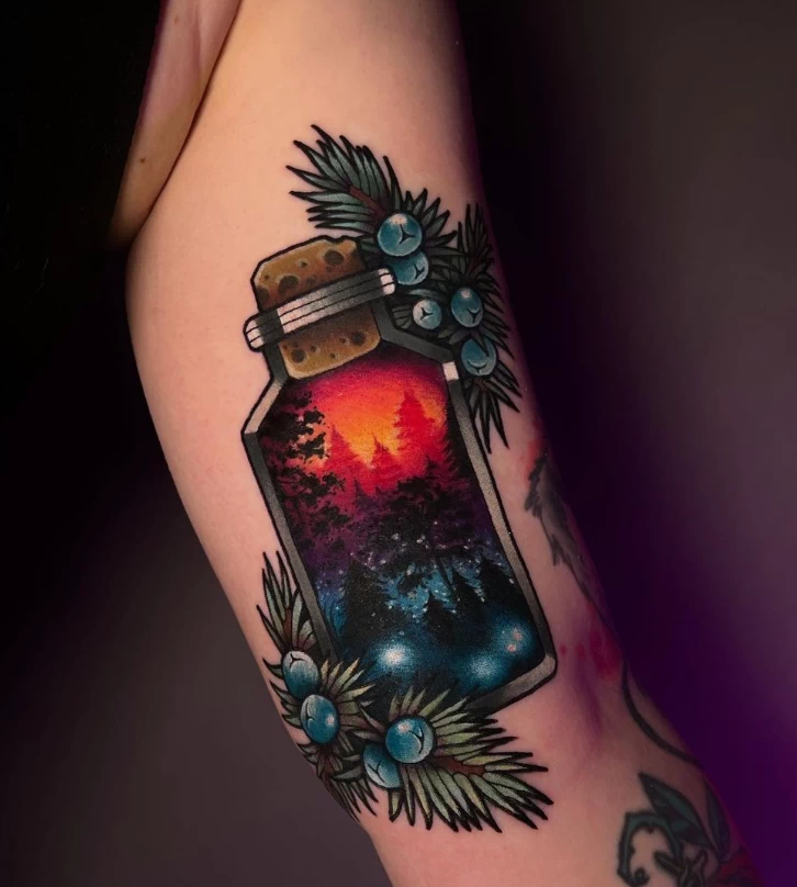 тату бутылка фото №007 - tatufoto.com 07102024