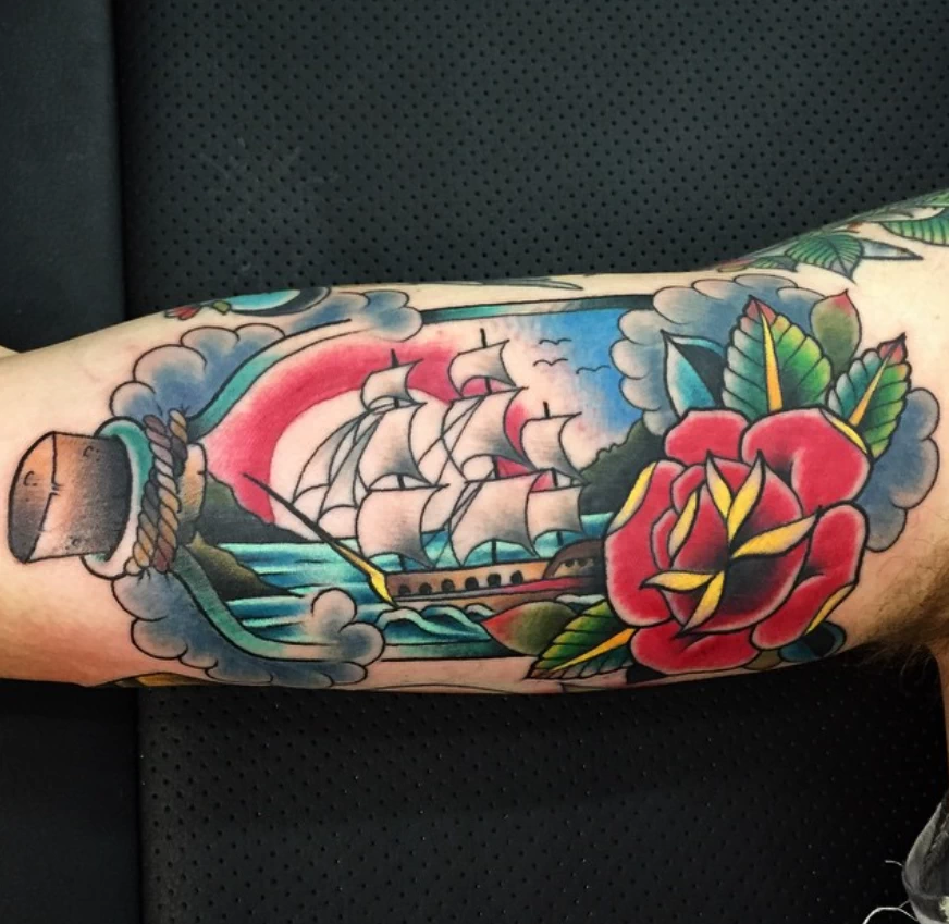 тату бутылка фото №009 - tatufoto.com 07102024