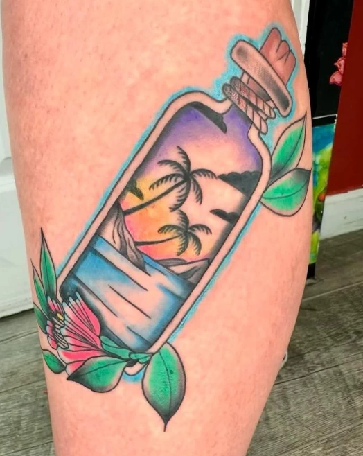 тату бутылка фото №011 - tatufoto.com 07102024
