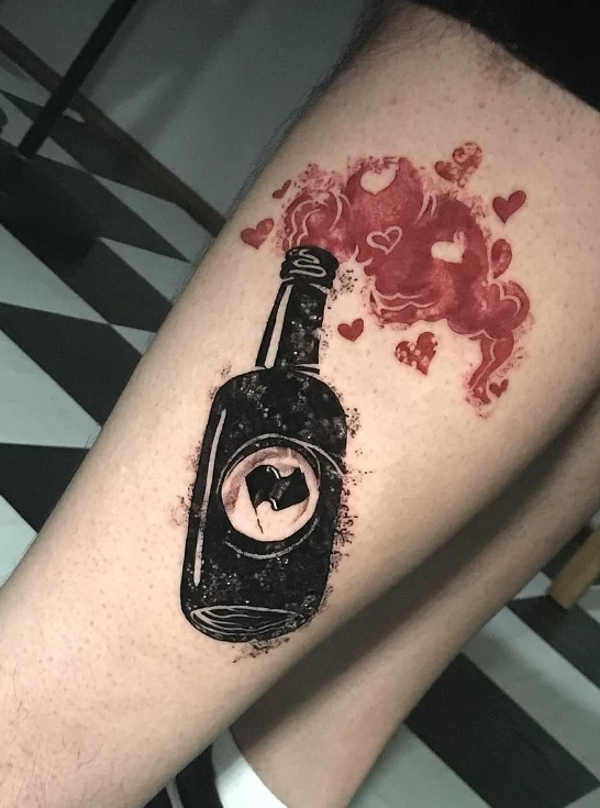 тату бутылка фото №012 - tatufoto.com 07102024