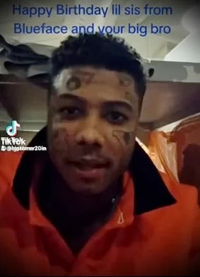 Blueface шокировал новыми татуировками на лице прямо из тюрьмы - tatufoto.com 2