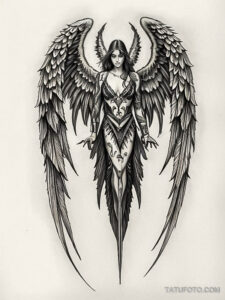 Эскиз тату ангельские крылья – Sketch of angel wings tattoo – tatufoto.com _49_11/15/2024 03:52:16