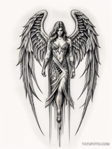 Эскиз тату ангельские крылья – Sketch of angel wings tattoo – tatufoto.com _48_11/15/2024 03:52:14