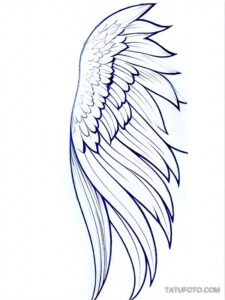 Эскиз тату ангельские крылья – Sketch of angel wings tattoo – tatufoto.com _360_11/15/2024 04:03:43