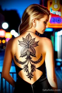 Идя образа девушки с татуировкой №025 - tatufoto.com 01112024