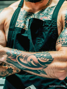Кулинарные тату шеф-поваров - Chef with culinary-themed tattoos, tatufoto.com 226