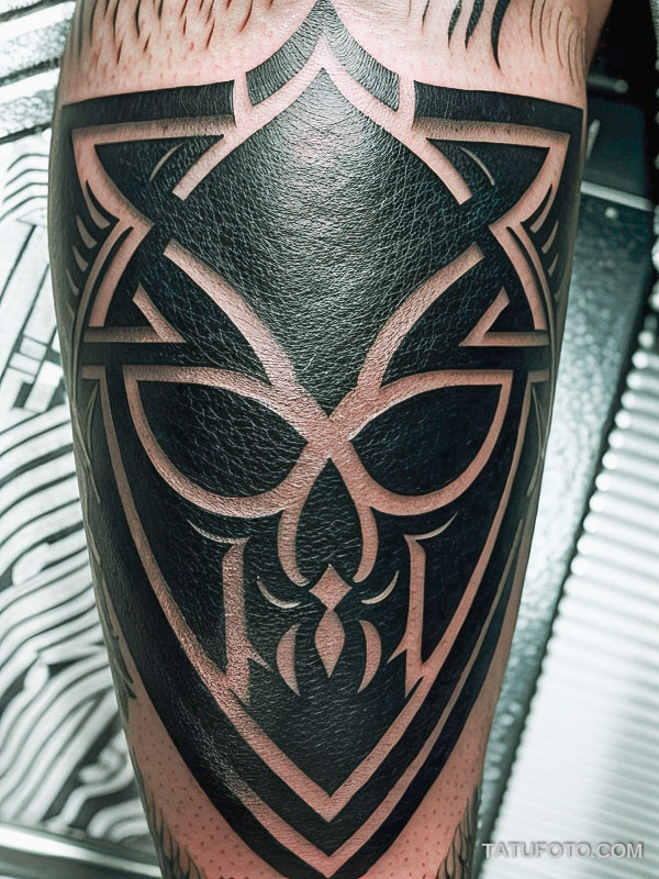 Кулинарные тату шеф-поваров - Tattoo of a cleaver and herbs, tatufoto.com 572