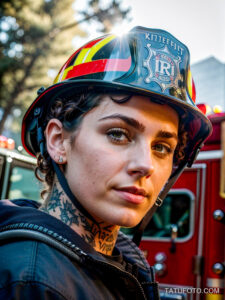 Пожарные с тату и тату рисунки пожарных - Firefighters with tattoos - tatufoto.com -1