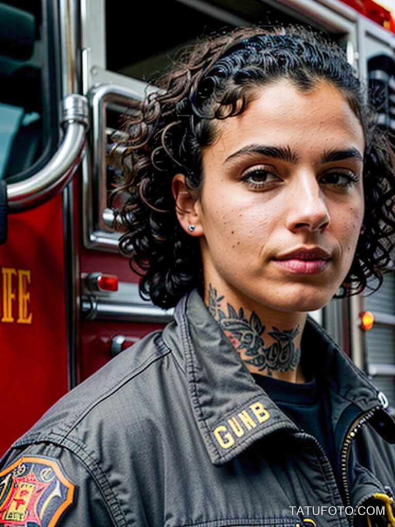 Пожарные с тату и тату рисунки пожарных - Firefighters with tattoos - tatufoto.com -297