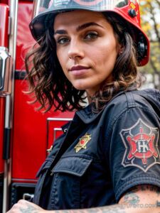 Пожарные с тату и тату рисунки пожарных - Firefighters with tattoos - tatufoto.com -3