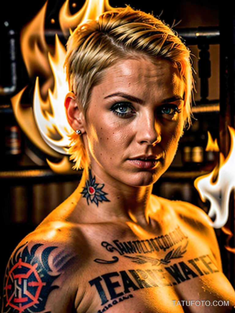 Пожарные с тату и тату рисунки пожарных - Firefighters with tattoos - tatufoto.com -386