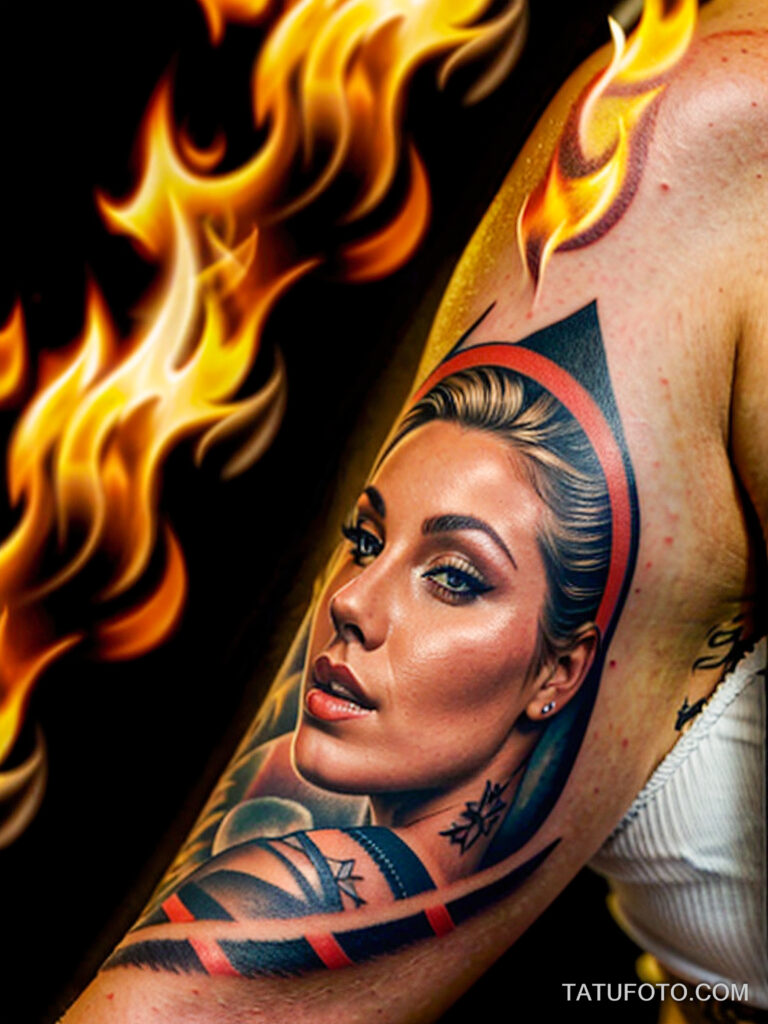 Пожарные с тату и тату рисунки пожарных - Firefighters with tattoos - tatufoto.com -387