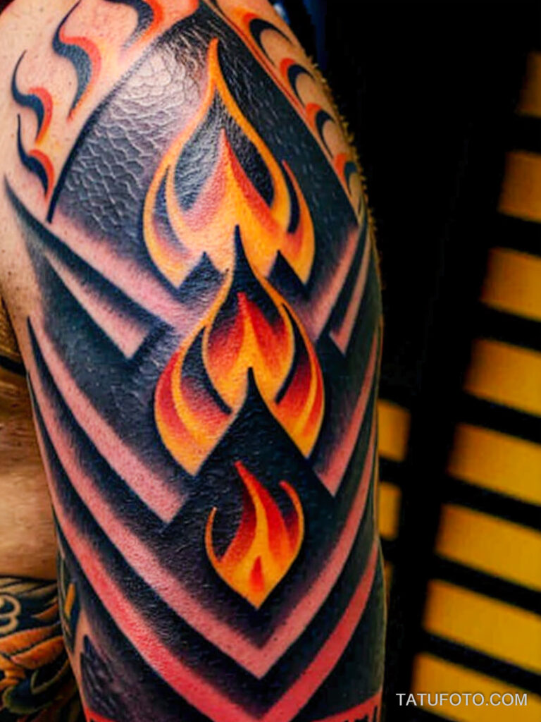Пожарные с тату и тату рисунки пожарных - Firefighters with tattoos - tatufoto.com -432