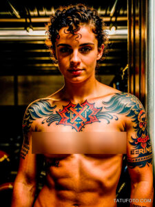 Пожарные с тату и тату рисунки пожарных - Firefighters with tattoos - tatufoto.com -458