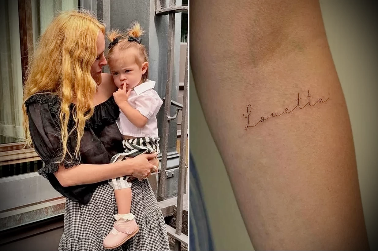Румер Уиллис сделала тату в честь дочери - tatufoto.com картинка для новости 1