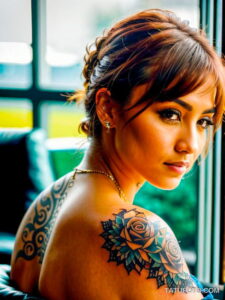 Тату стюардесс - Tattoos of stewardesses and flight attendants - 005 - tatufoto.com 06112024