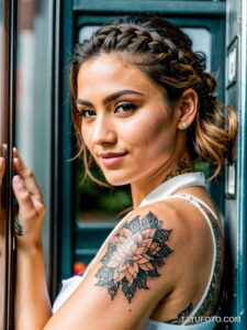 Тату стюардесс - Tattoos of stewardesses and flight attendants - 007 - tatufoto.com 06112024