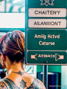 Тату стюардесс - Tattoos of stewardesses and flight attendants - 009 - tatufoto.com 06112024